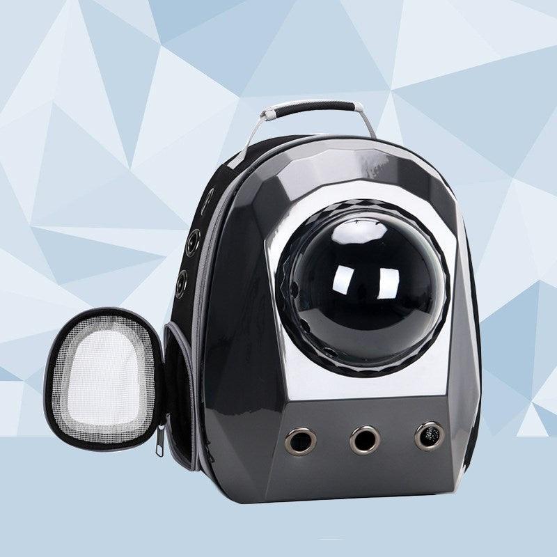 Wanderlust Pet Adventure Backpack with pet peeking through the window