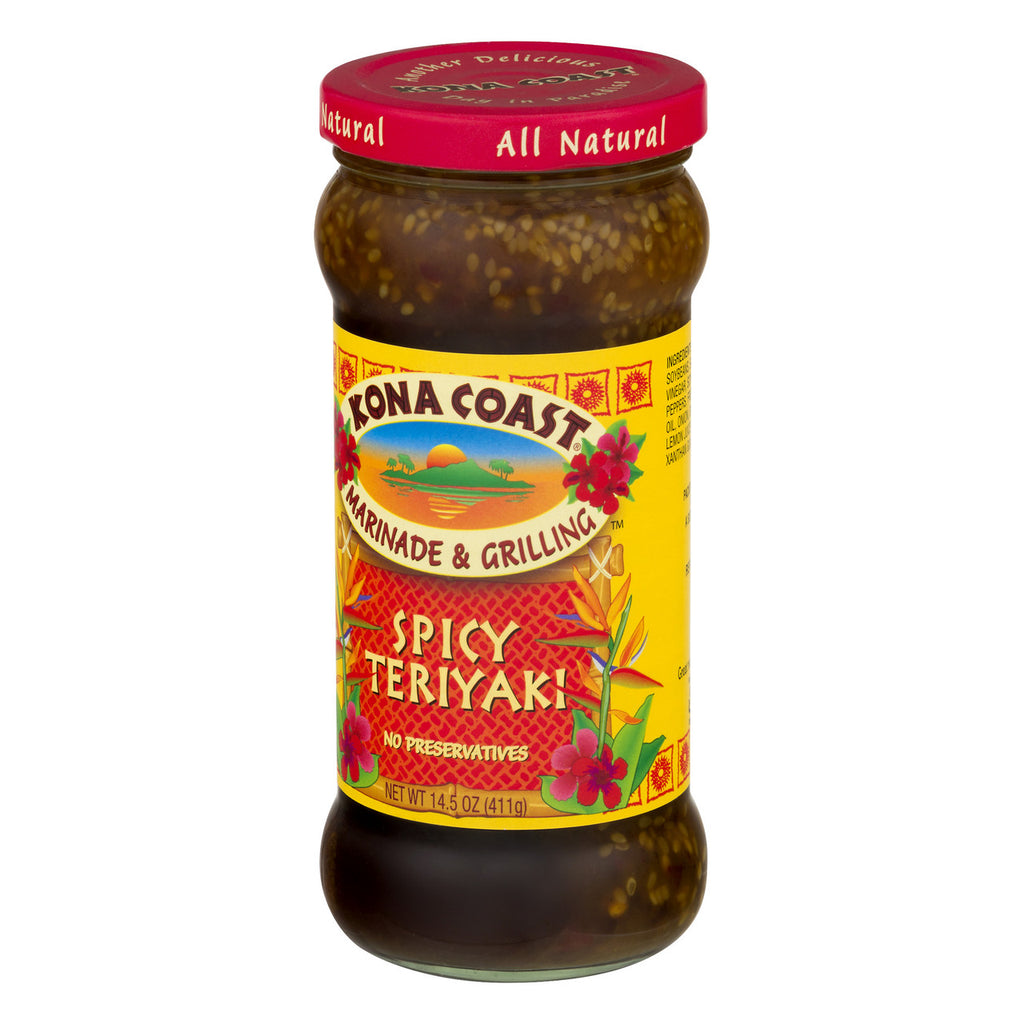 Kona Coast Spicy Teriyaki Marinade (6x14.5Oz)