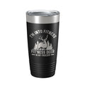 Funny Deer Hunter Travel Mug featuring double-wall vacuum insulation