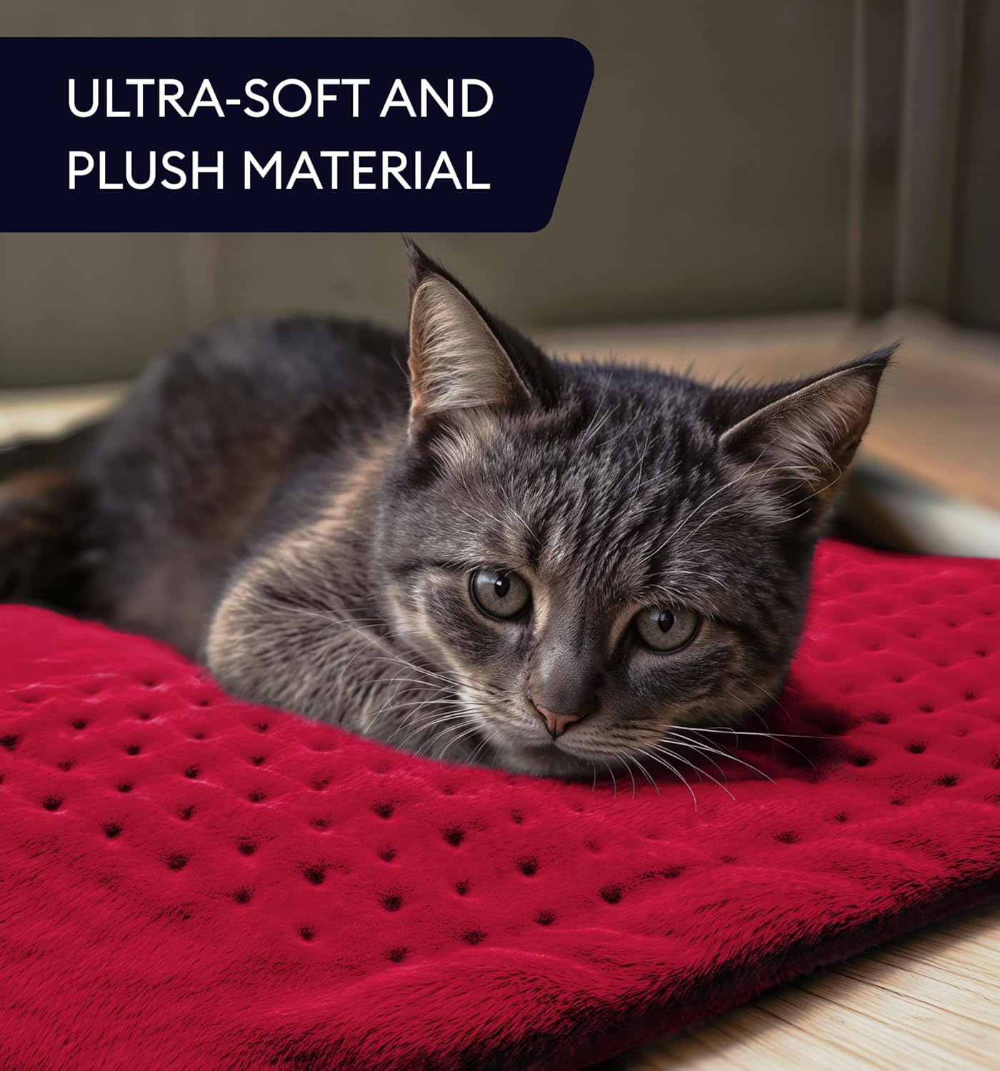 Close-up of Geniani Extra Large Heating Pad heating controls