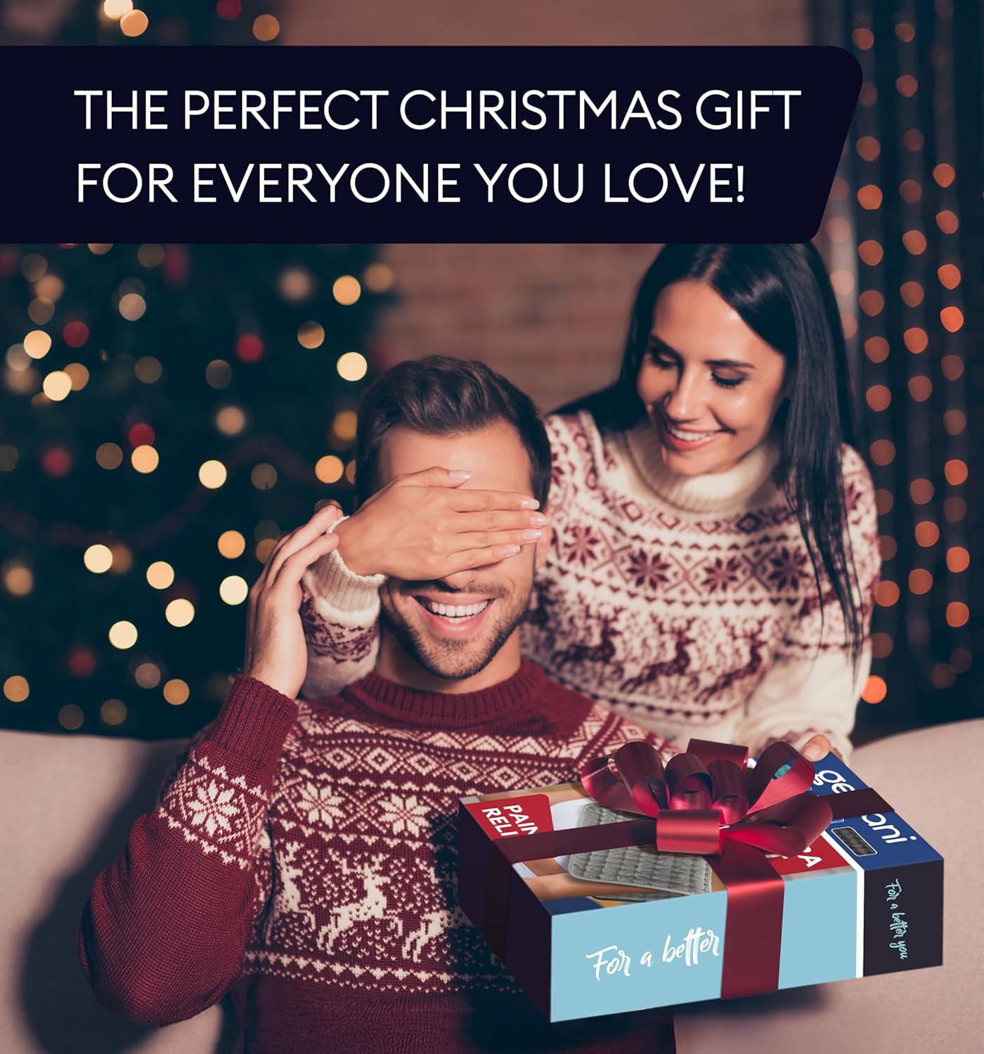 Side view showcasing the softness of Geniani Extra Large Heating Pad