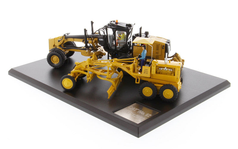 Detailed interior of Cat Caterpillar 12M3 Motor Grader model