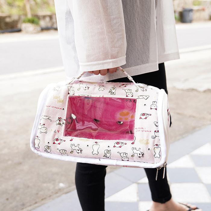 Interior view of the Compact Adventure Carrier for Small Pets showing comfort features