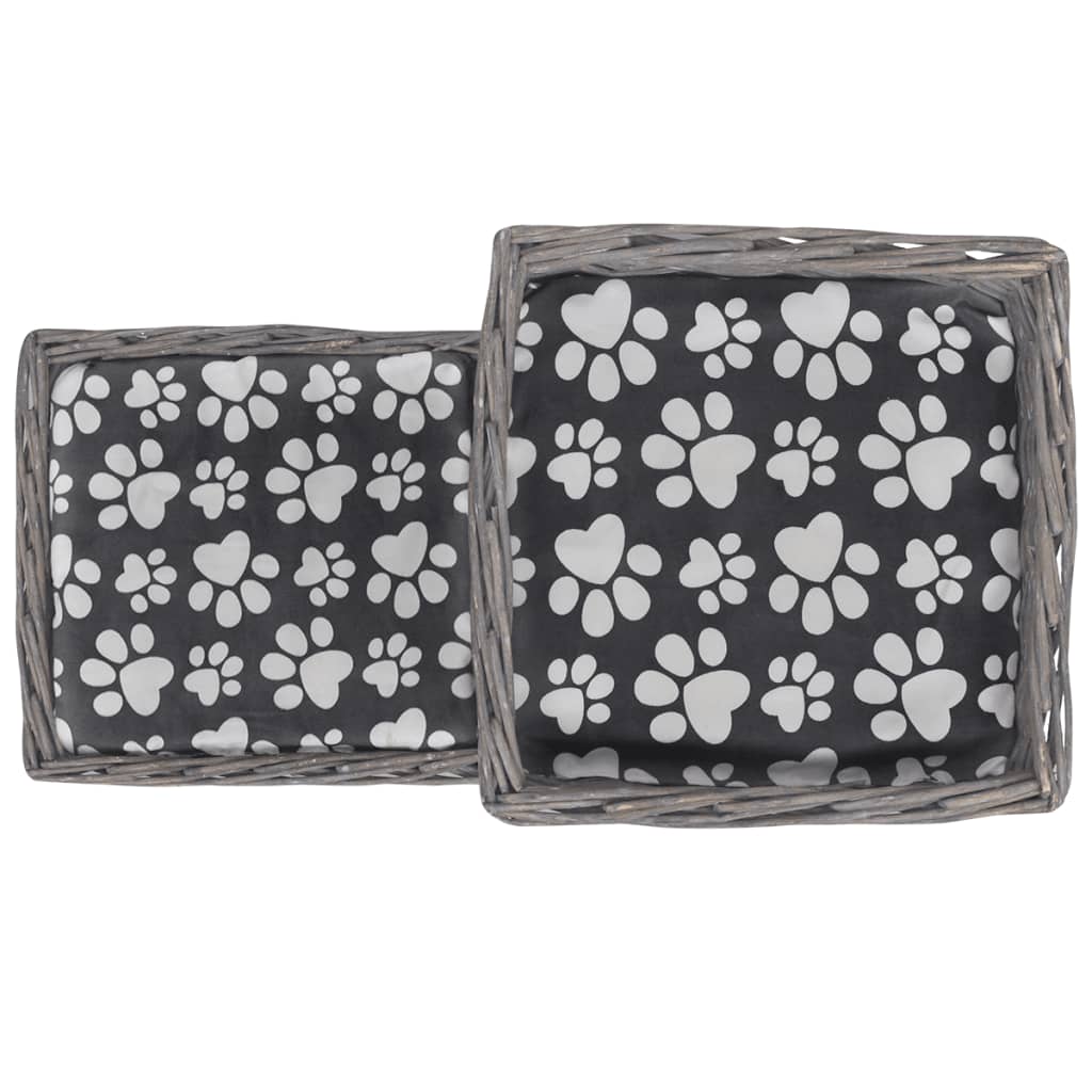 vidaXL Willow Cat Tree Pet House/Bed/Castle/Scratching Post with Cushion