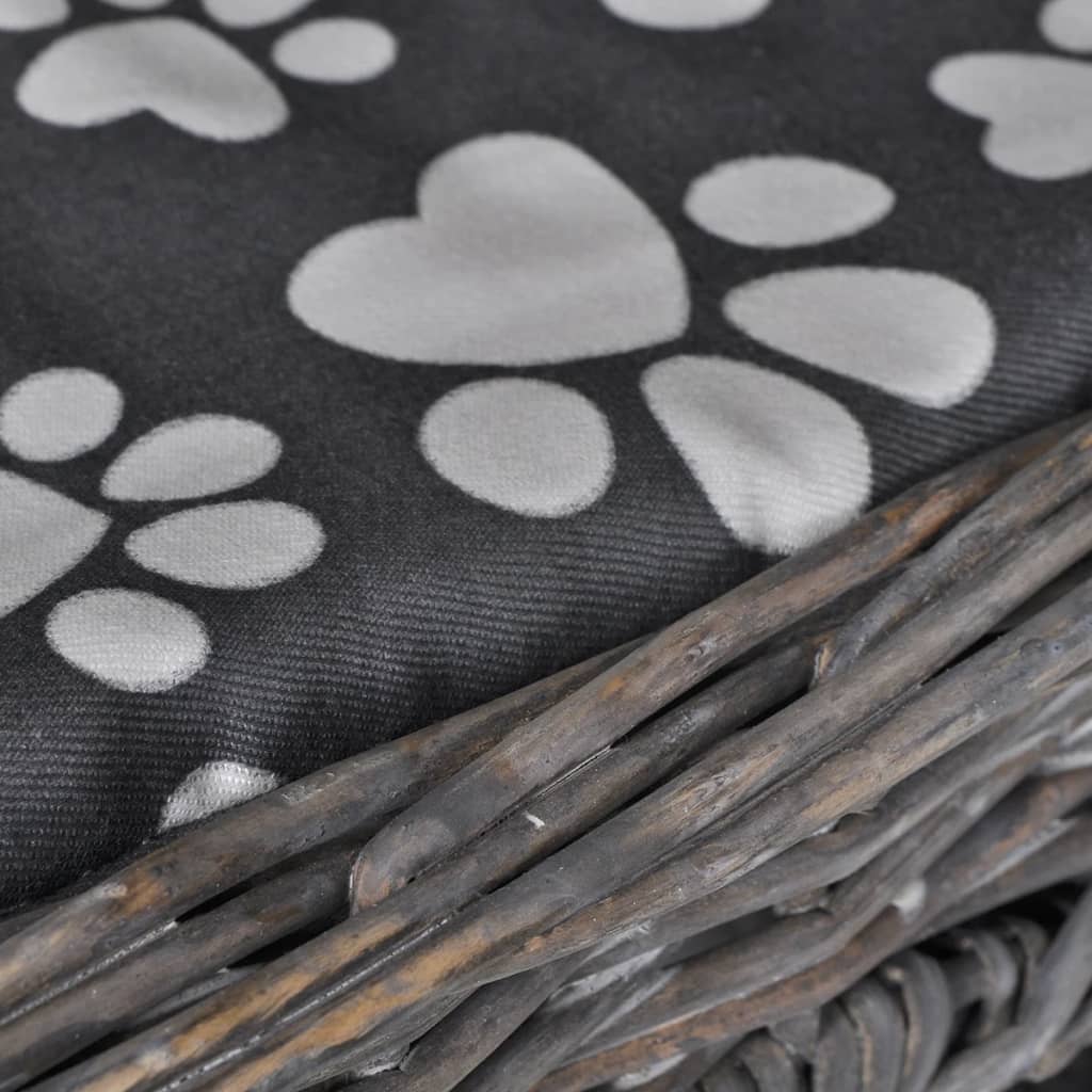 vidaXL Willow Cat Tree Pet House/Bed/Castle/Scratching Post with Cushion