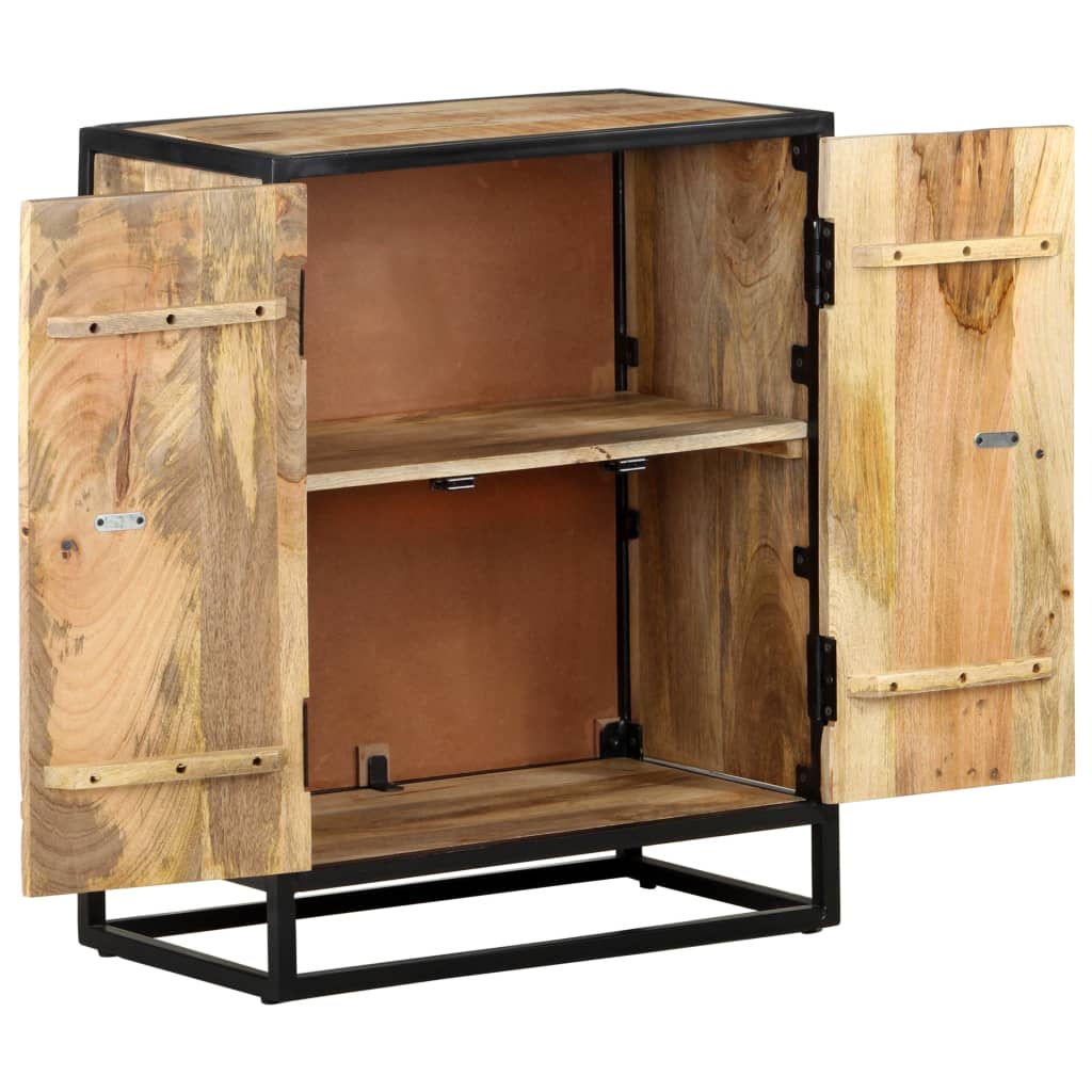 vidaXL Hand Carved Sideboard 23.6"x13.8"x29.5" Solid Mango Wood