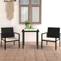 vidaXL Patio Dining Set Dining Table and Chairs Furniture Set Poly Rattan