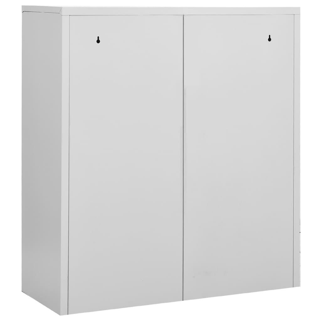 vidaXL Office Cabinet Anthracite 35.4"x15.7"x40.2" Steel