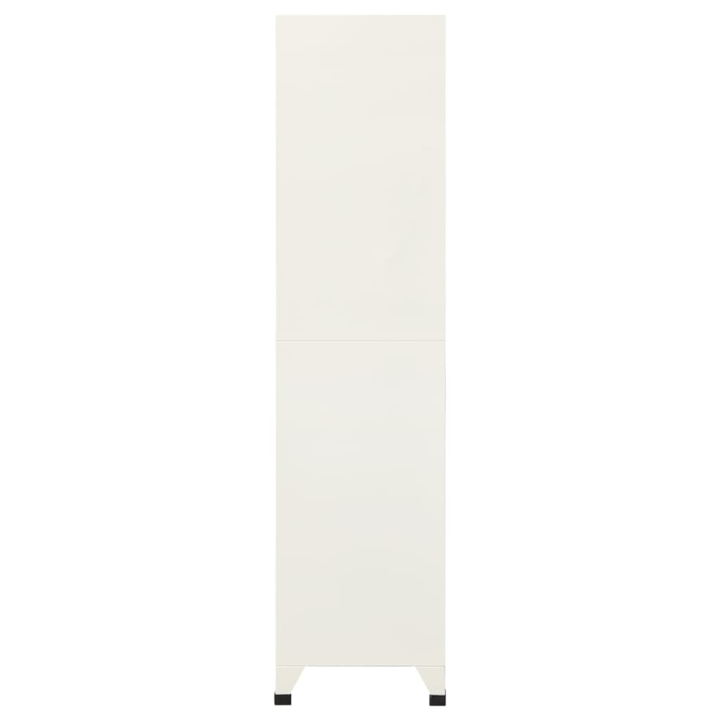 vidaXL Locker Cabinet Gray and Blue 35.4"x17.7"x70.9" Steel