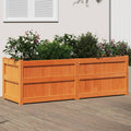 vidaXL Garden Planter Decorative Outdoor Plant Pot Flower Box Solid Wood Pine
