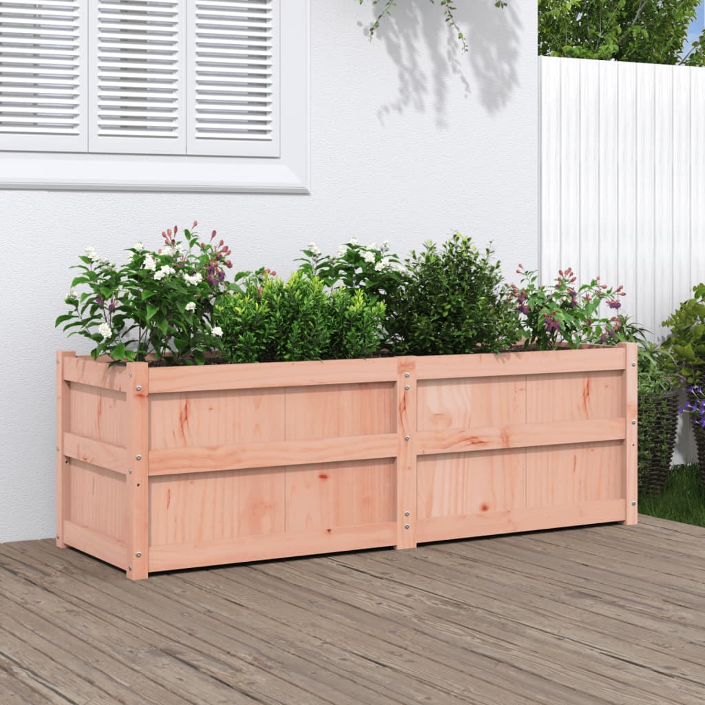 vidaXL Garden Planter Decorative Outdoor Plant Pot Flower Box Solid Wood Pine