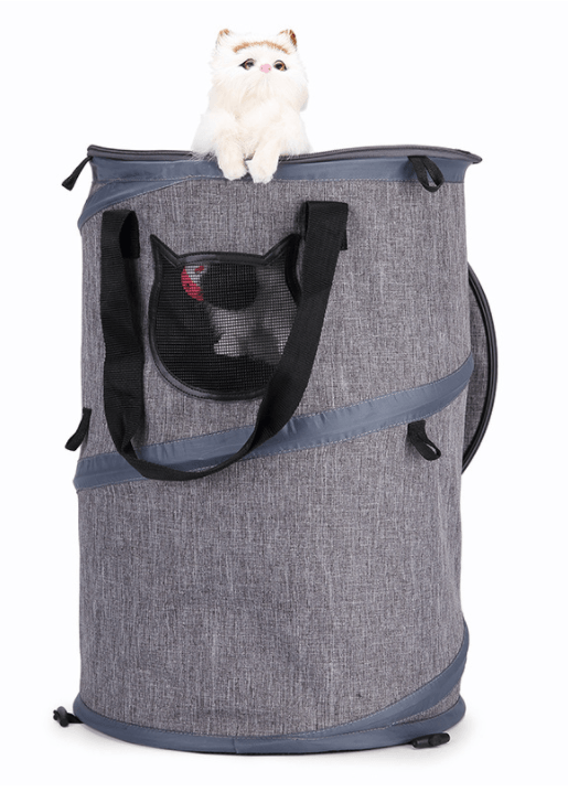 Pet-friendly Ultimate Foldable Carrier in use during travel