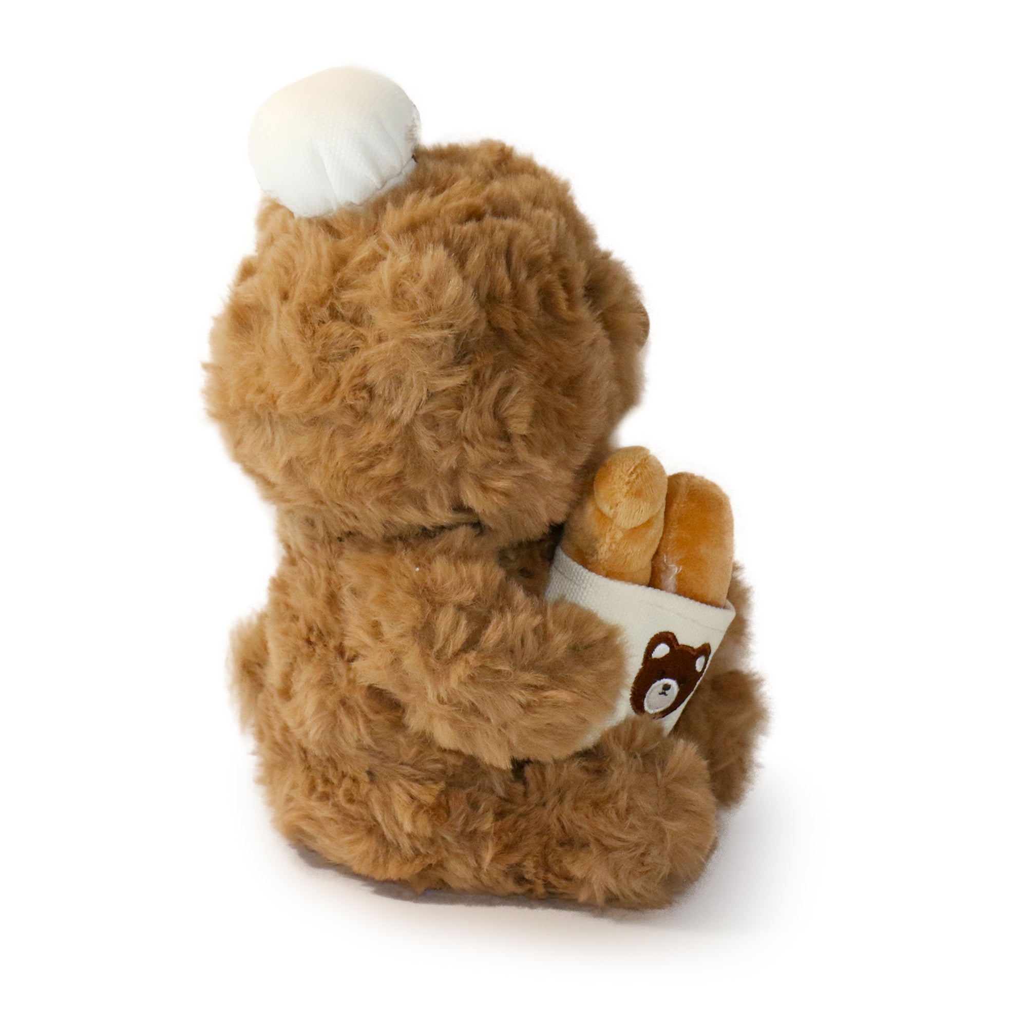 Baker Bear plush toy wearing a chef's hat by Pambu