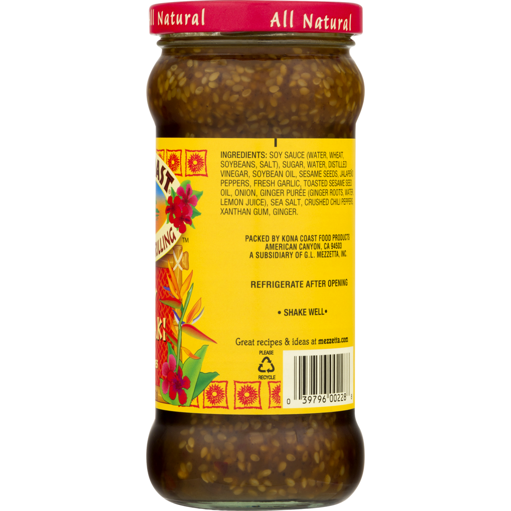 Kona Coast Spicy Teriyaki Marinade (6x14.5Oz)
