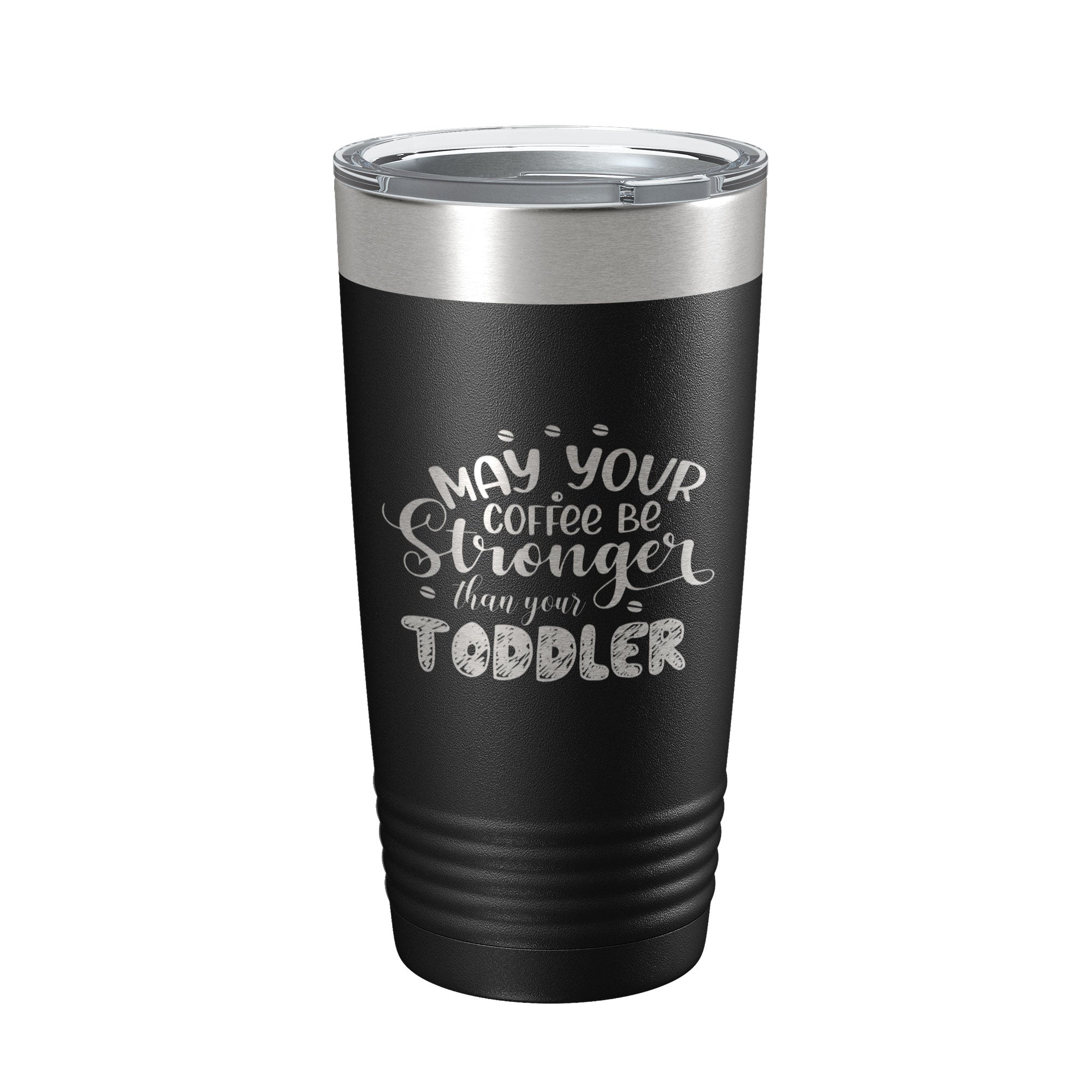 Empowered Mom Travel Mug displayed among gifts for moms
