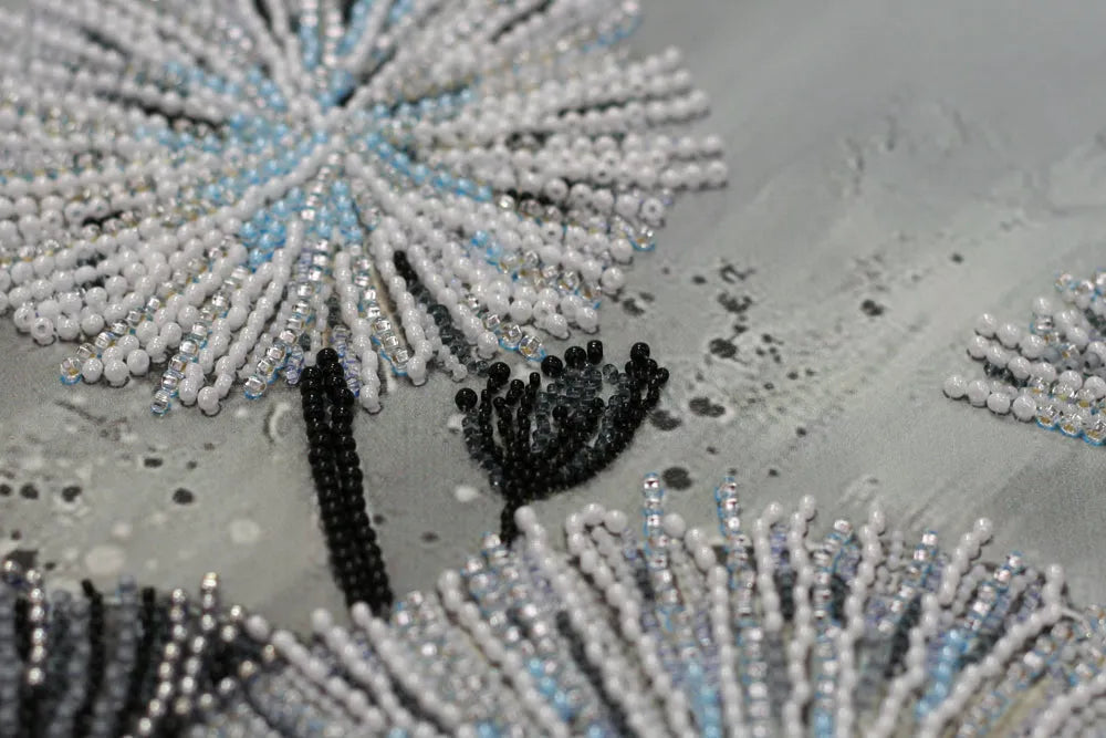 Detailed view of Preciosa Ornela beads in Air Flowers Kit