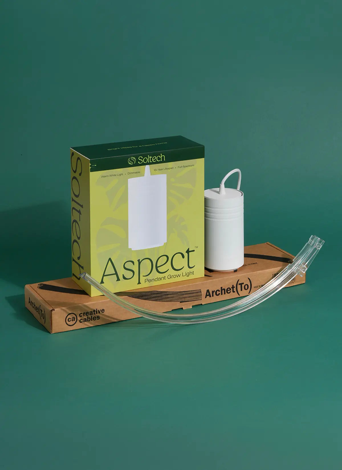 Indoor plants beautifully illuminated by the Gen 2 Aspect grow light