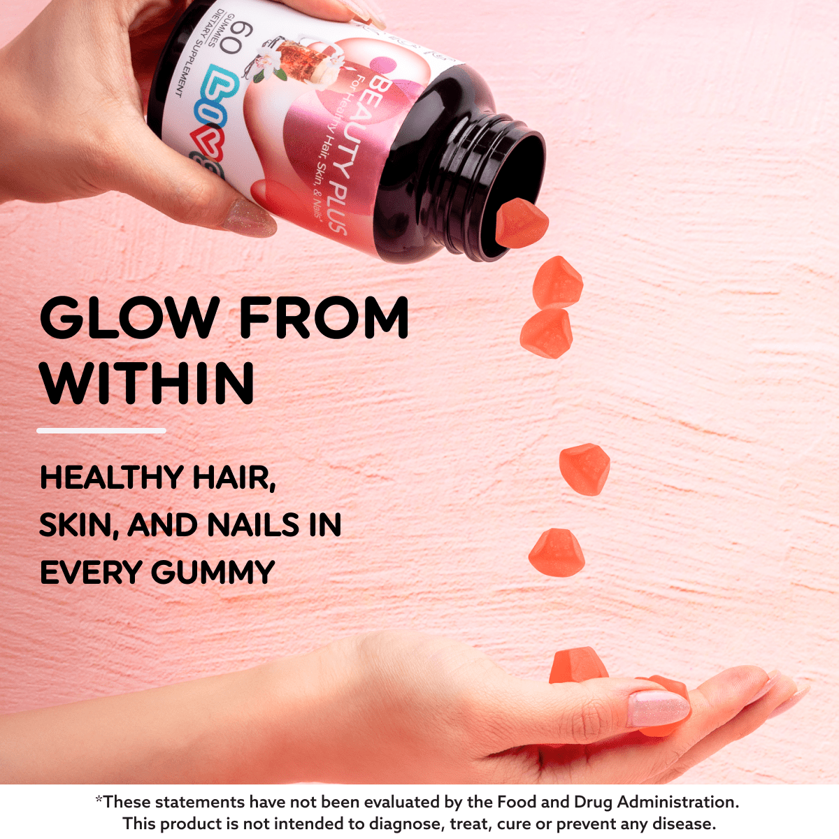 Beauty Plus Gummies (hair, skin, & nails)