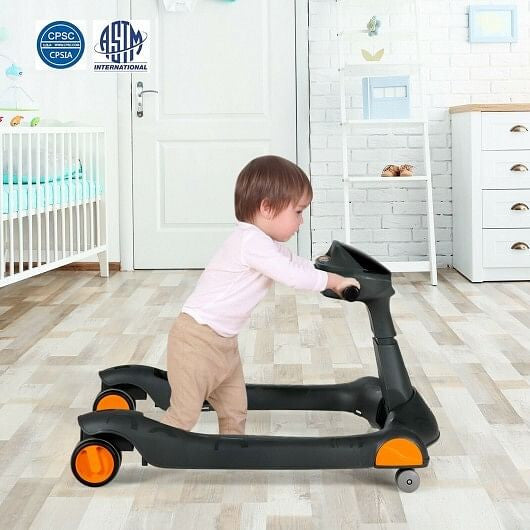 Foldable design of Gobingya 2-in-1 Push Walker for easy storage