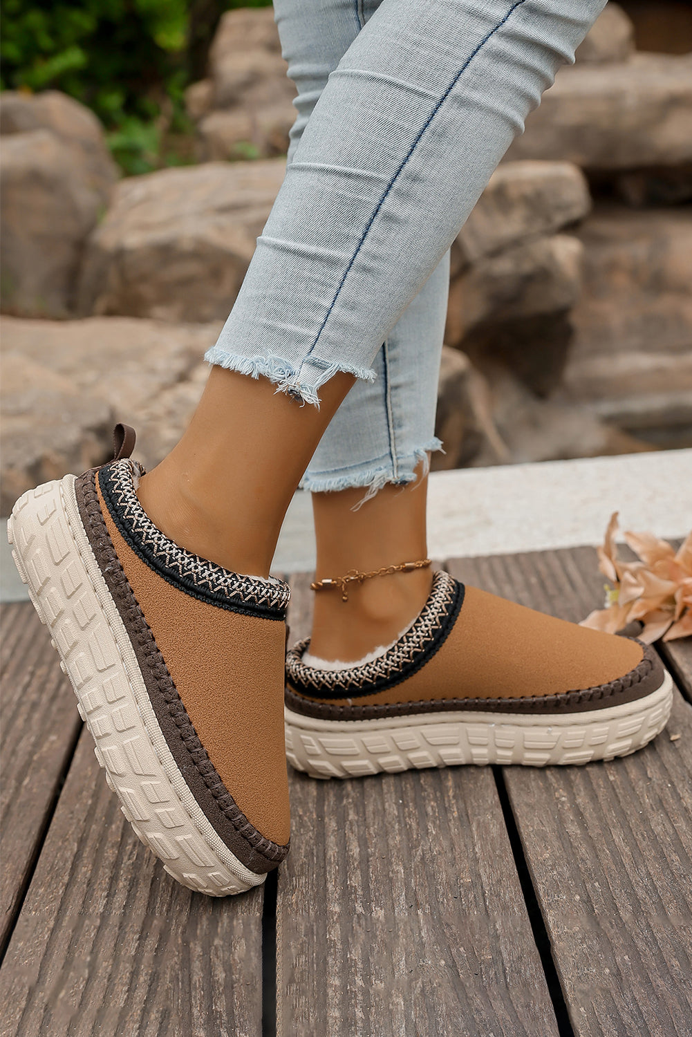 Stylish Millie Cozy Plush Clog Slippers for Women | Threaded Pear