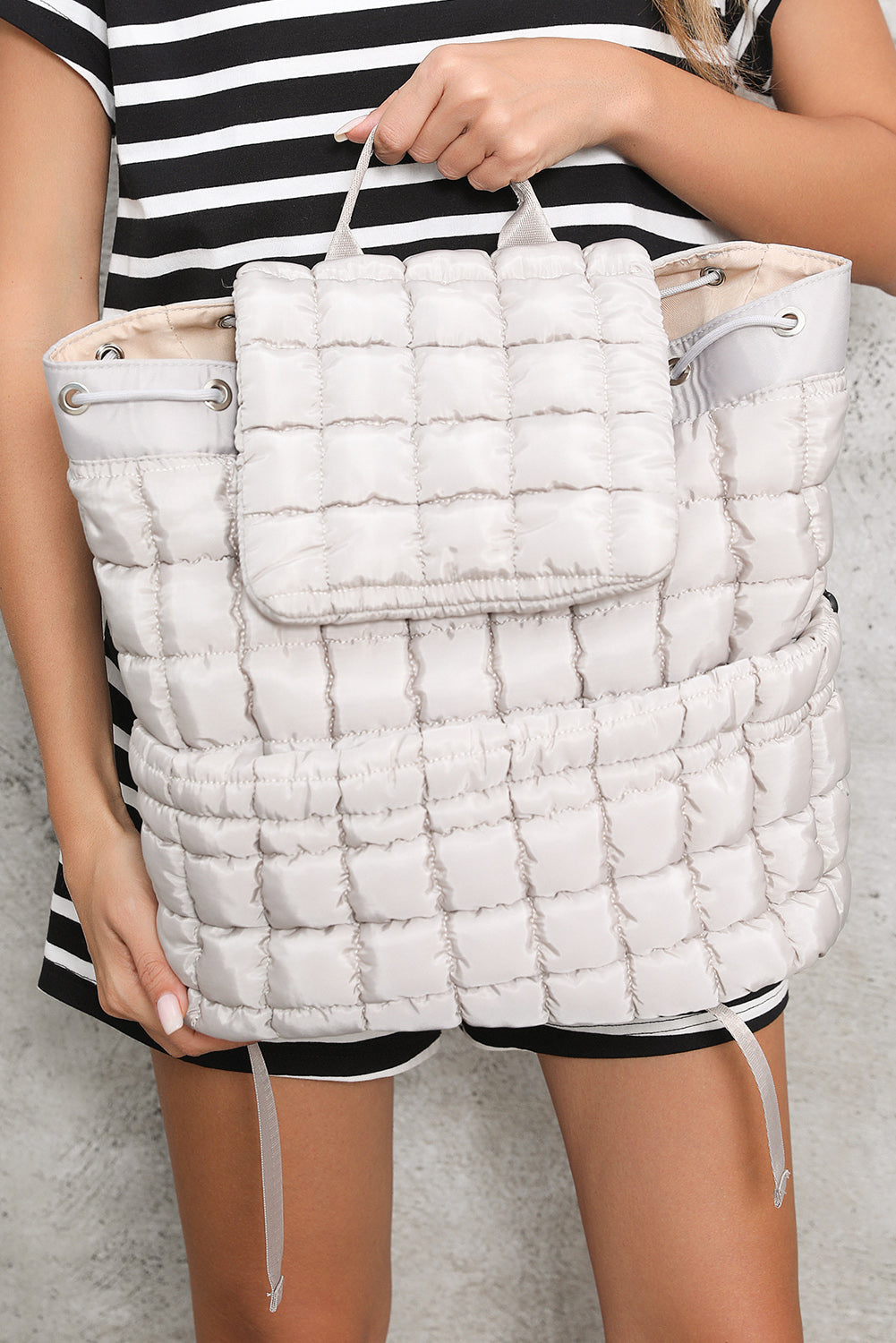 Trendy Natalie Quilted Puffer Backpack - Stylish & Functional