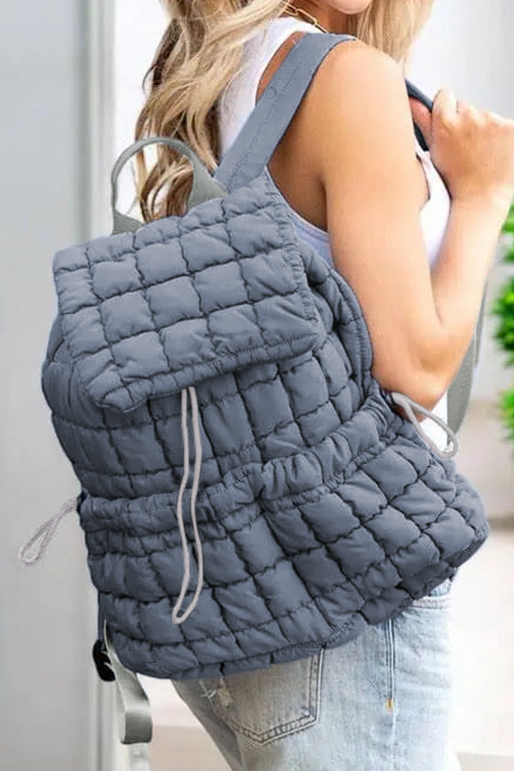 Trendy Natalie Quilted Puffer Backpack - Stylish & Functional