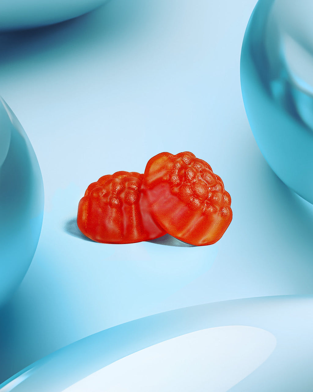 Lifestyle shot of Nilon Beaute BeauteSleep Gummies with a cozy bedtime setting