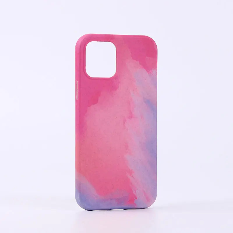 Biodegradable Frosted Oil Painting Phone Case