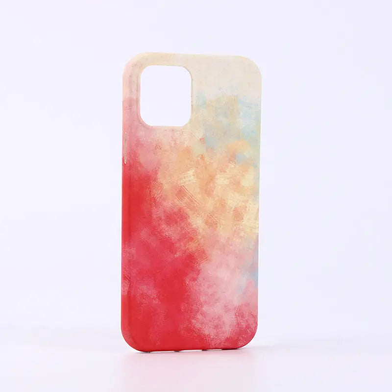 Biodegradable Frosted Oil Painting Phone Case