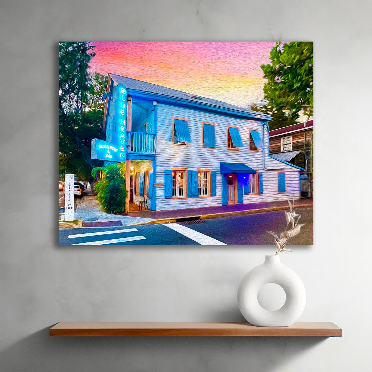 Blue Heaven Neon Lights