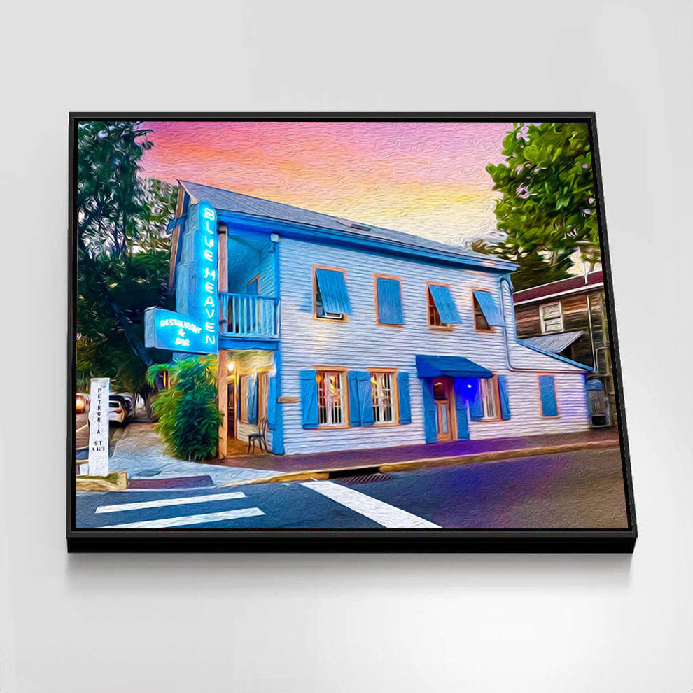 Blue Heaven Neon Lights