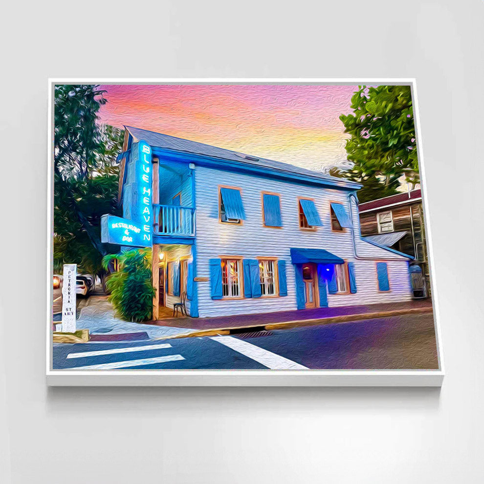 Blue Heaven Neon Lights