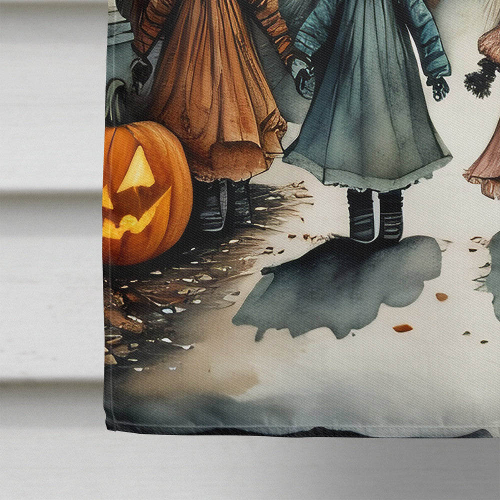 Creepy Dolls Spooky Halloween House Flag