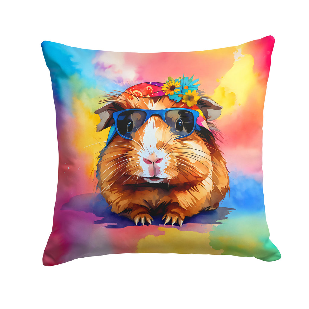 Hippie Animal Guinea Pig Throw Pillow