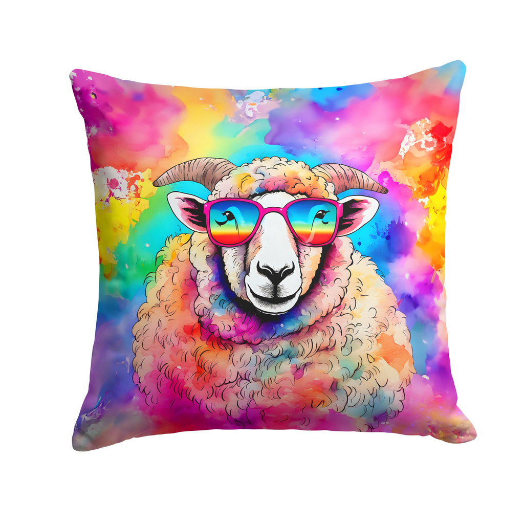 Hippie Animal Sheep Throw Pillow