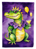 Alligator Mardi Gras House Flag
