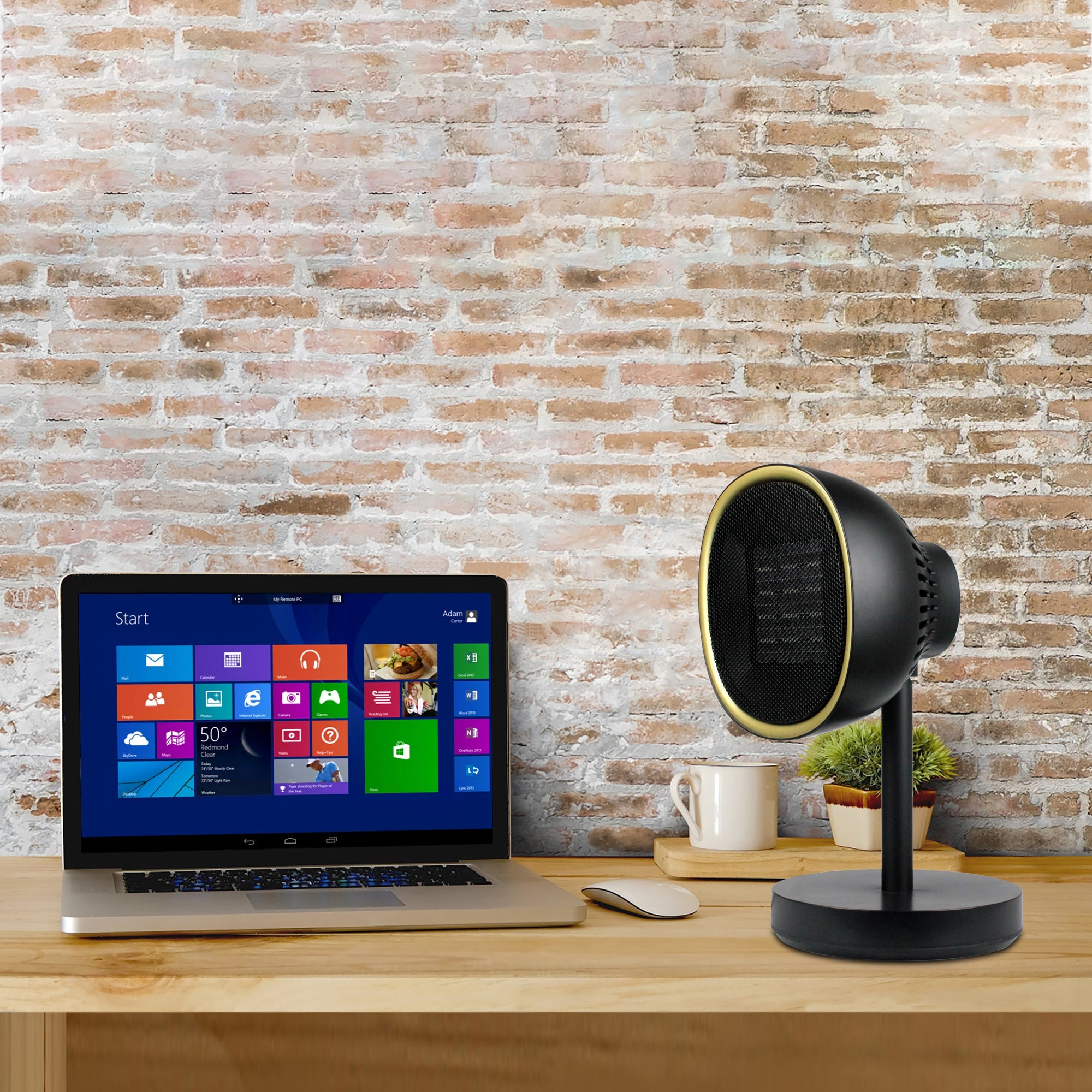 Cozy indoor setting featuring Gobingya Adjustable Fan Heater