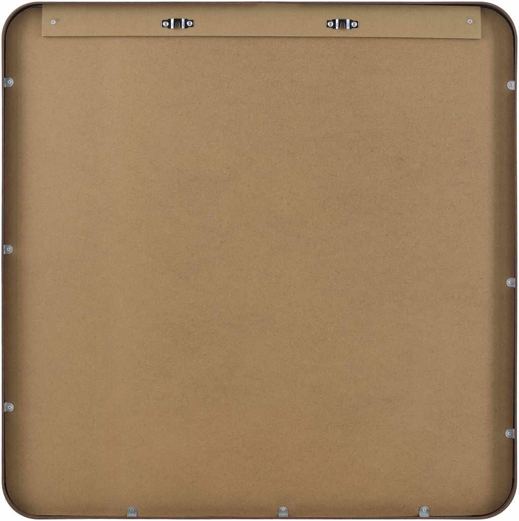 Ockenfels Dark Brown Mirror in a stylish living room setting