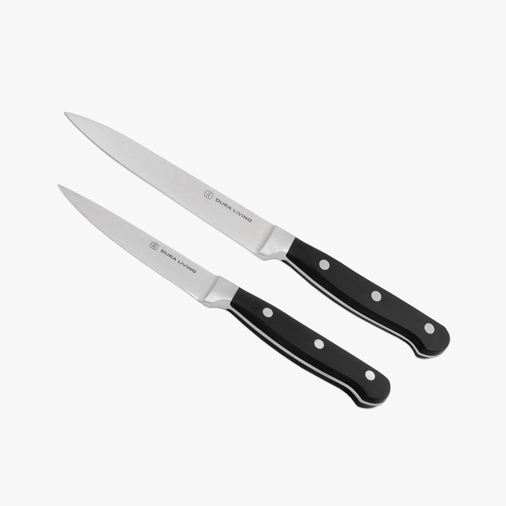 Superior 2-Piece Kitchen Knife Set - Black