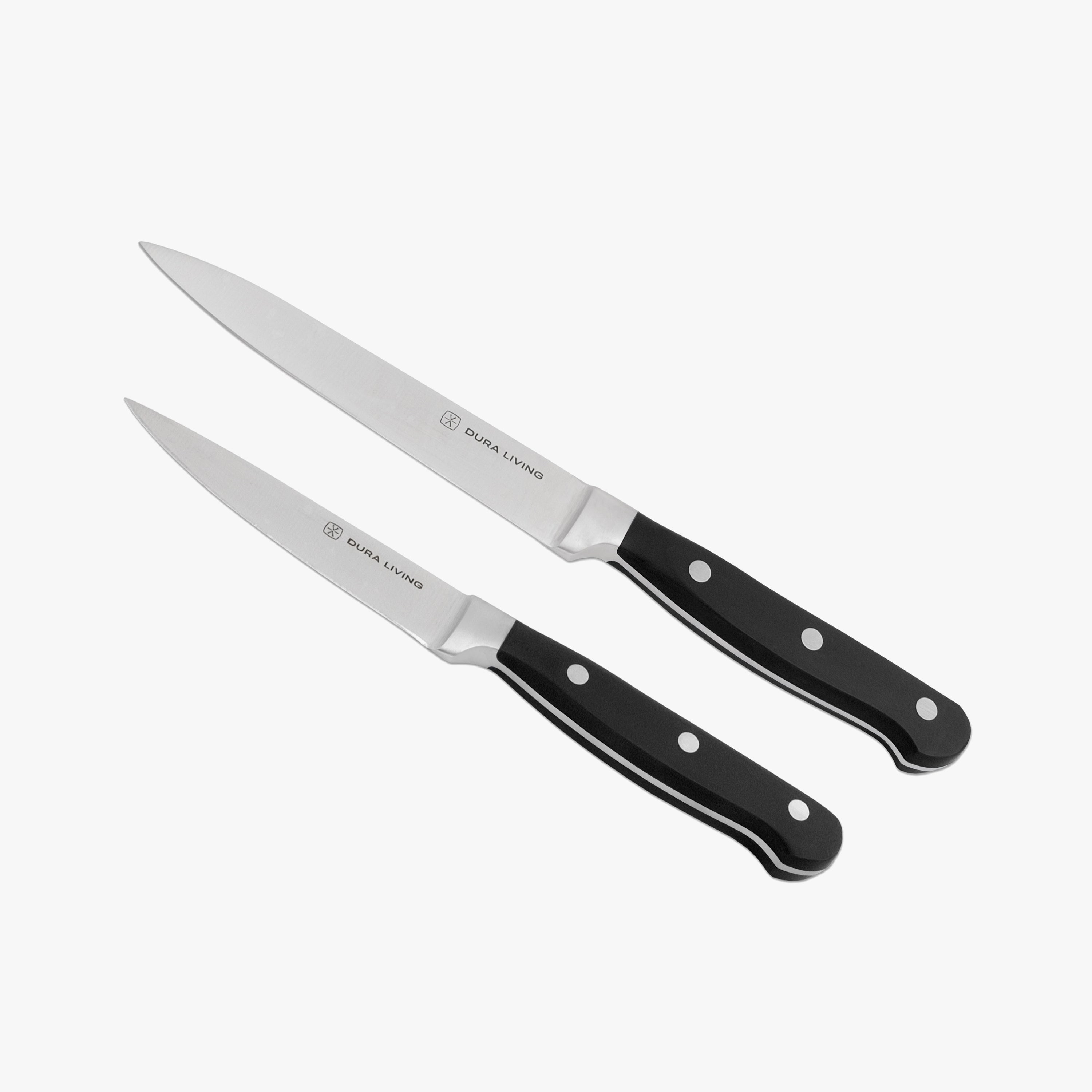 Superior 2-Piece Kitchen Knife Set - Black