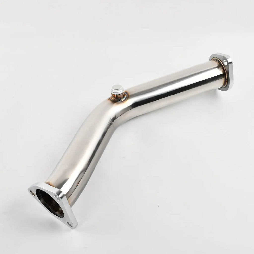 Side view of Dynofit Performance Downpipe Exhaust Test Pipes for Nissan 350Z