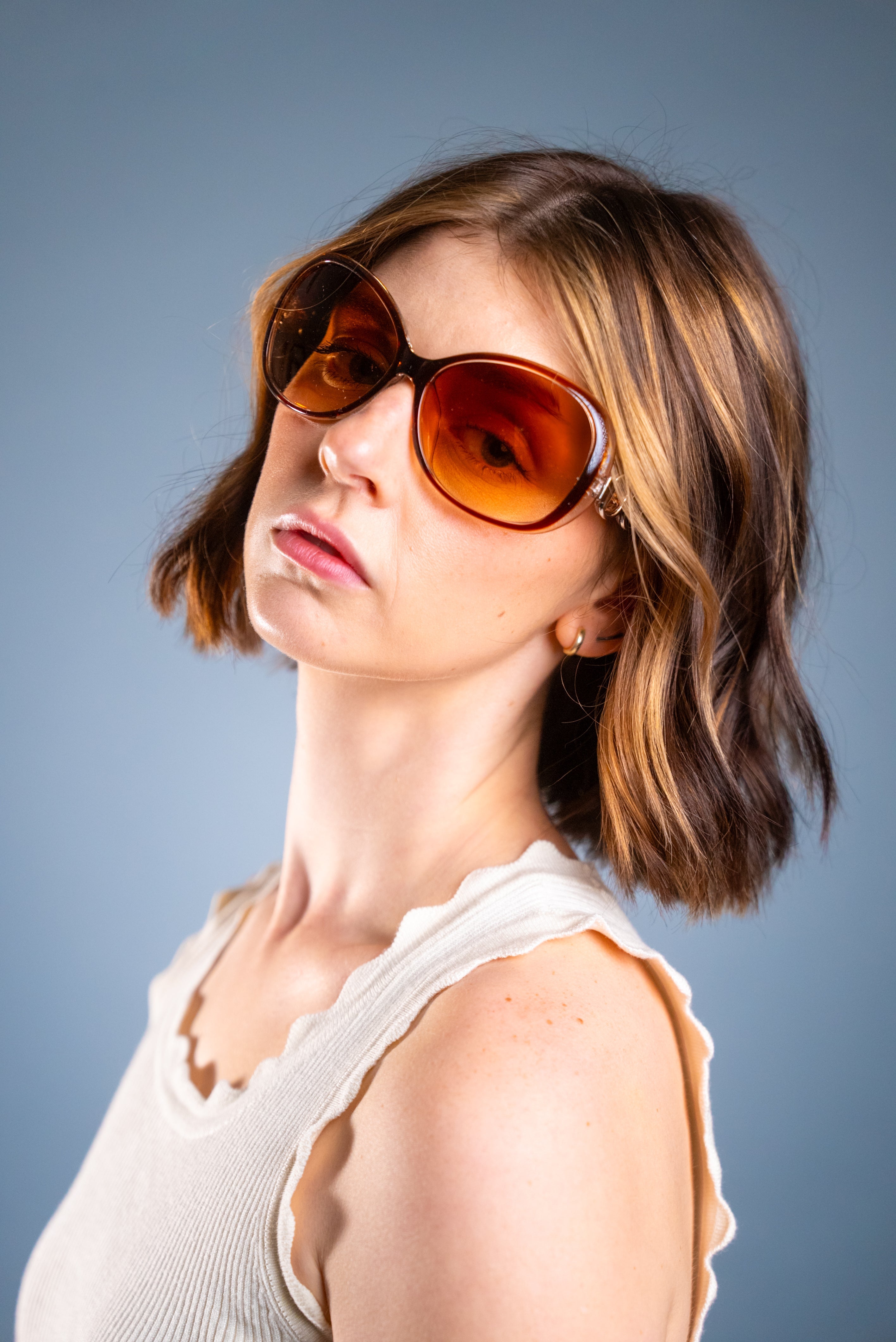 LADYBOSS SUNGLASSES - SPECTACLES (Amber)