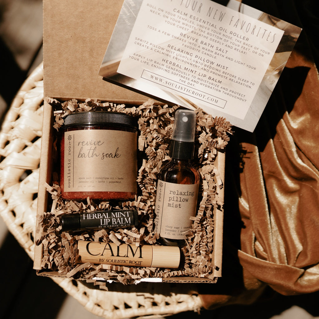 Revive Bath Salt infused with dried herbs for a soothing bath