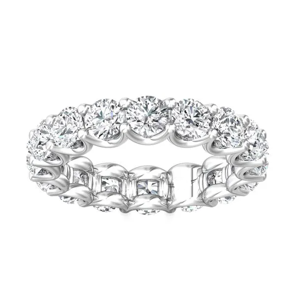 Lifestyle shot featuring the 4.00 CTW Lab-Grown Diamond Eternity Band Ring