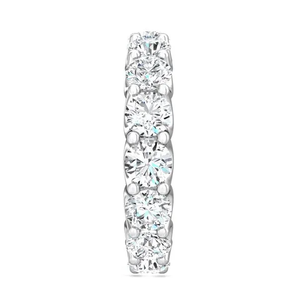 Front view of 4.00 CTW Lab-Grown Diamond Eternity Band Ring by VOSSAGIN