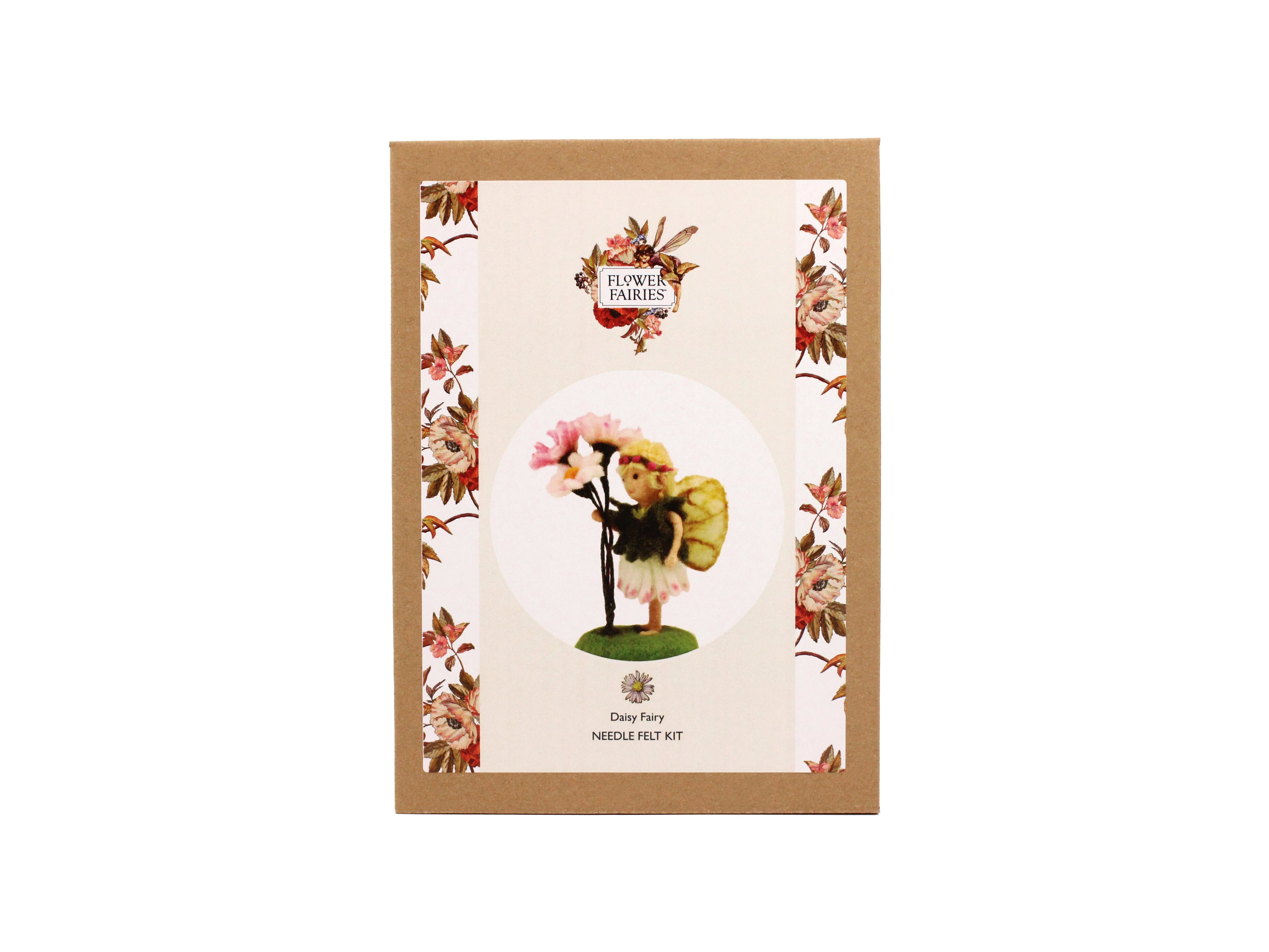 Step-by-step instruction booklet for Enchanting Daisy Fairy Needle Felting Kit