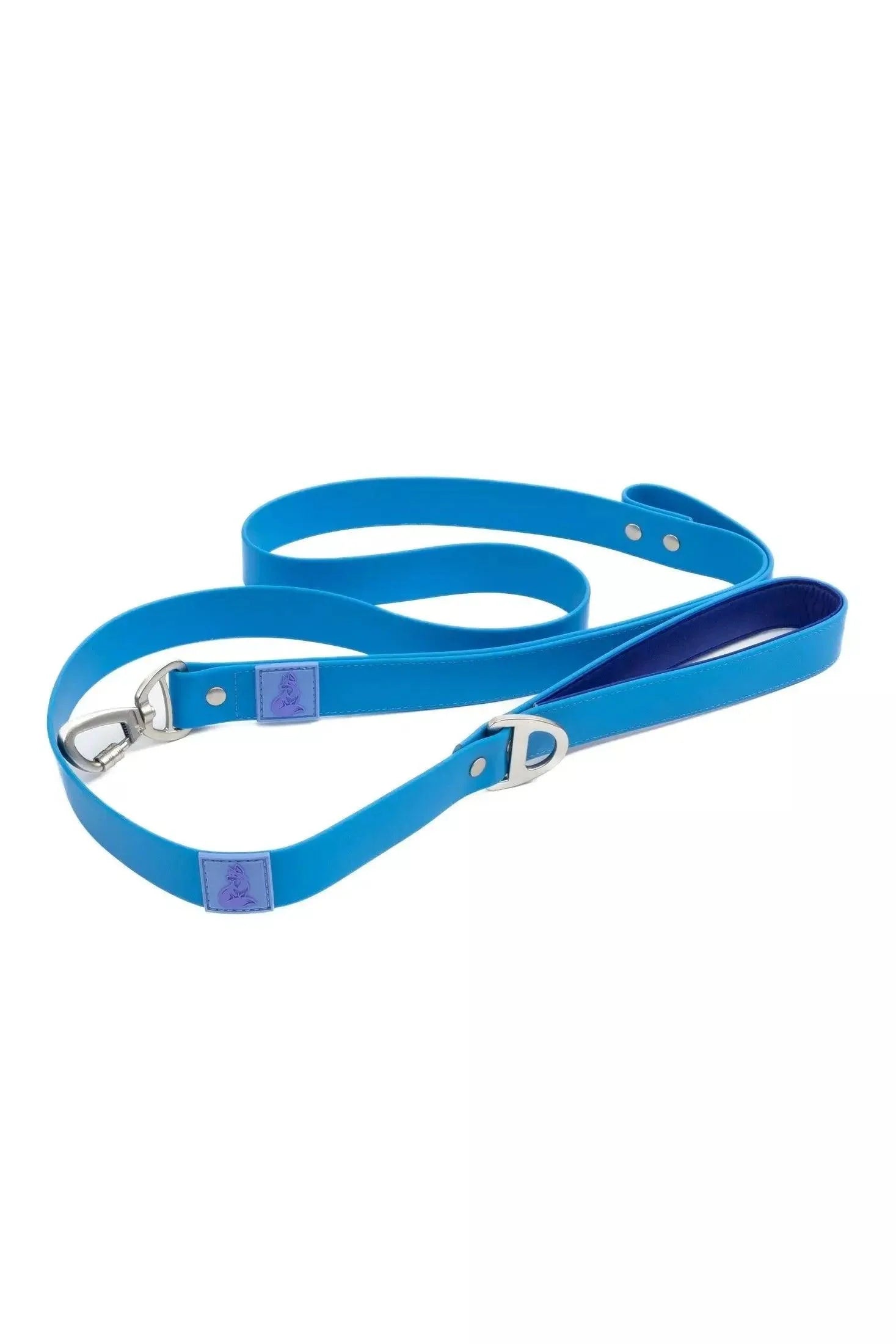 Front view of Stylish Waterproof Dog Leash by Aria the Fox in vibrant color