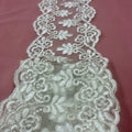 Versatile 6-Inch Floral Lace Trim in sewing project setting