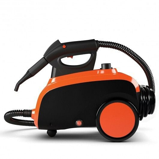 Side angle of Gobingya Heavy Duty Steam Cleaner showcasing its design