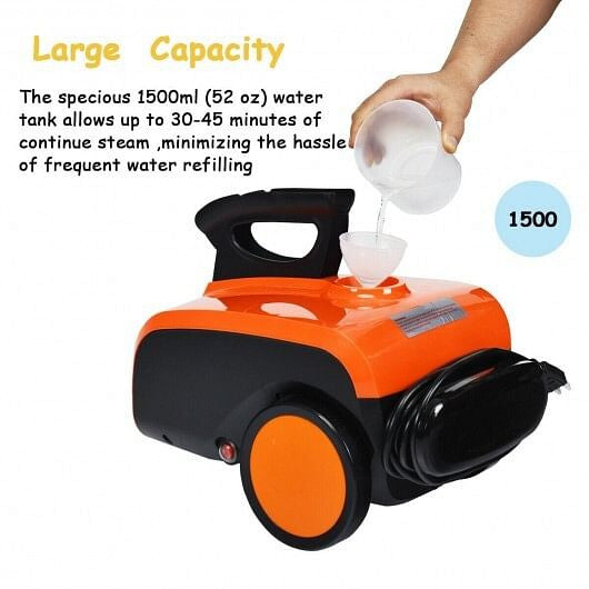Close-up of Gobingya Heavy Duty Steam Cleaner accessories